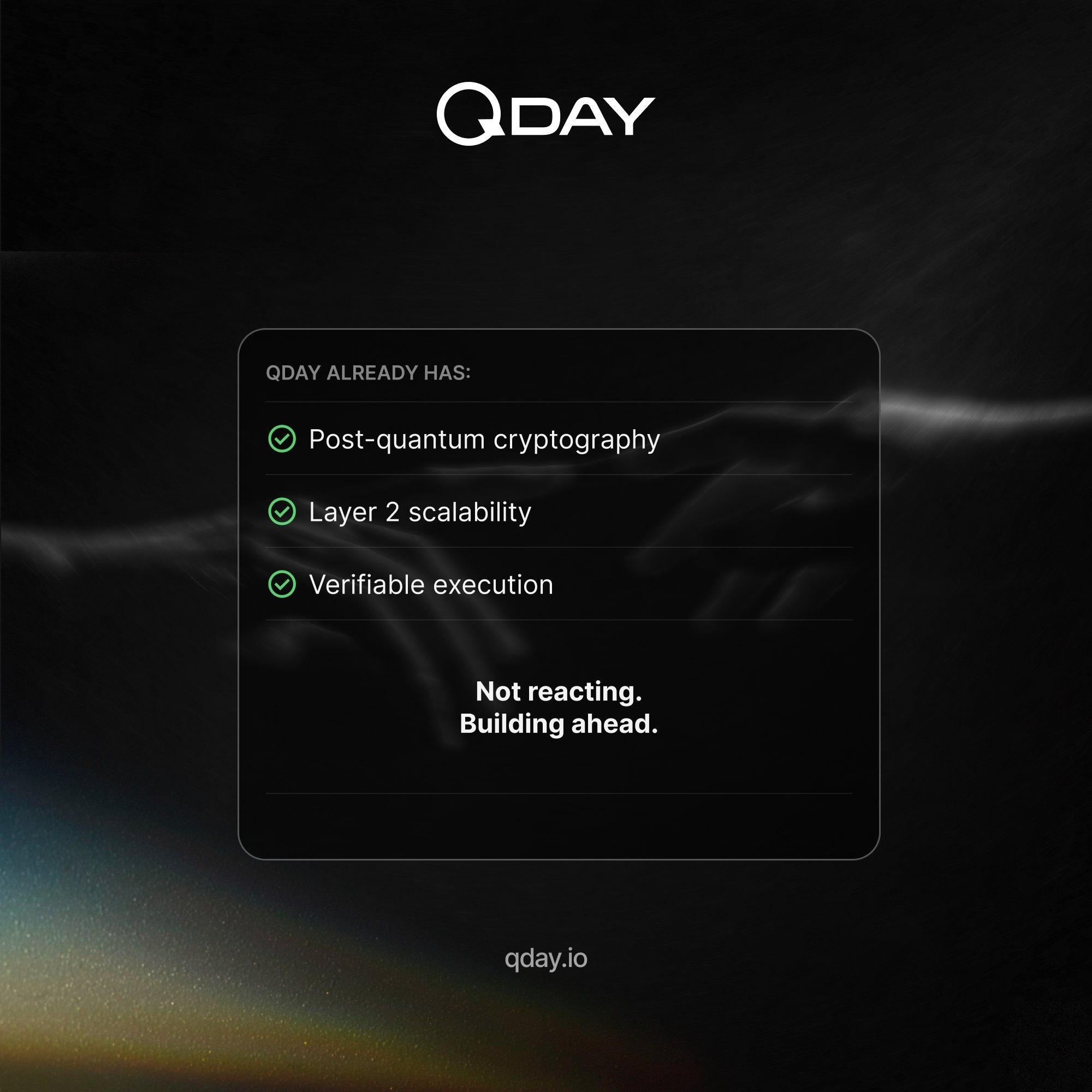QDAY — 'QDAY already has' campaign, English