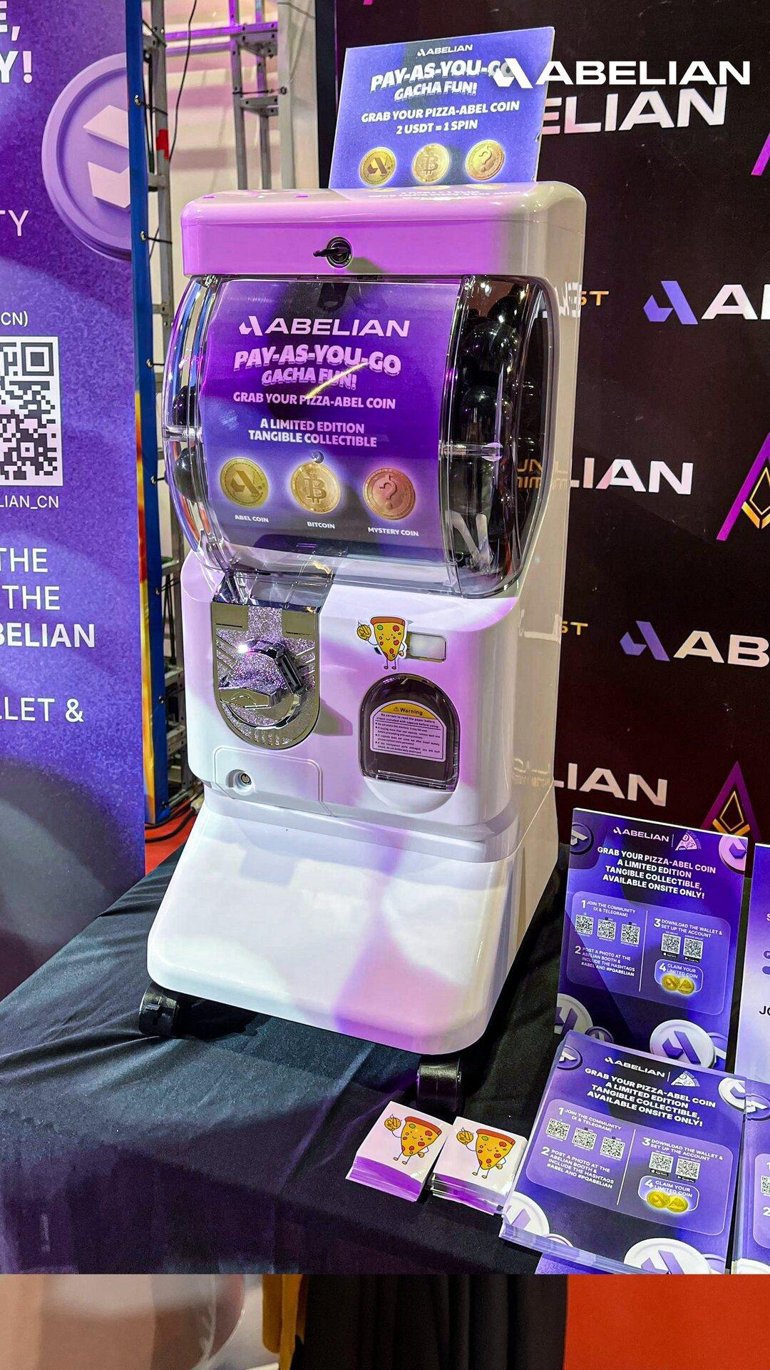 Abelian — Pay-as-you-go gacha capsule machine