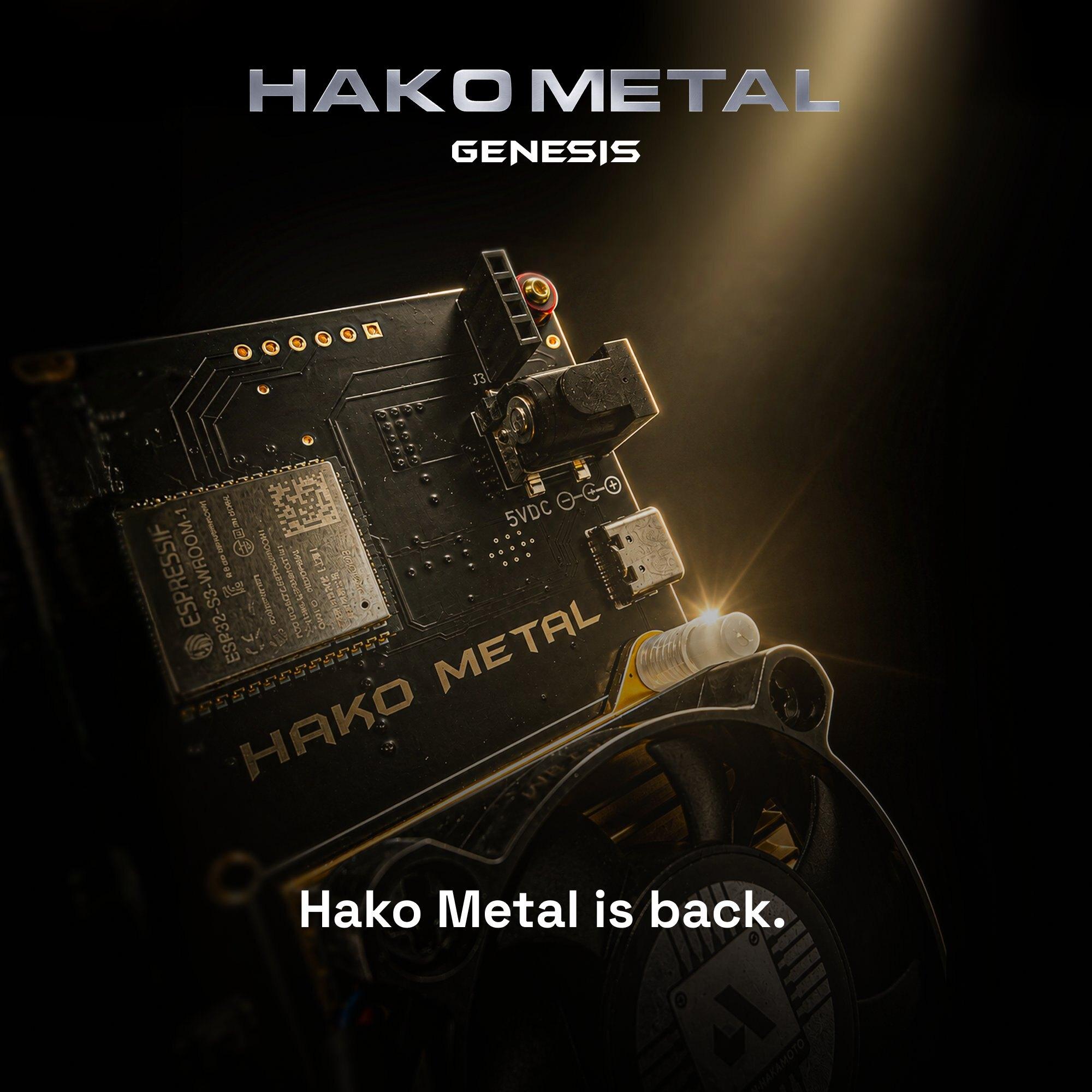 Hako Metal Genesis — hardware detail and close-up storytelling