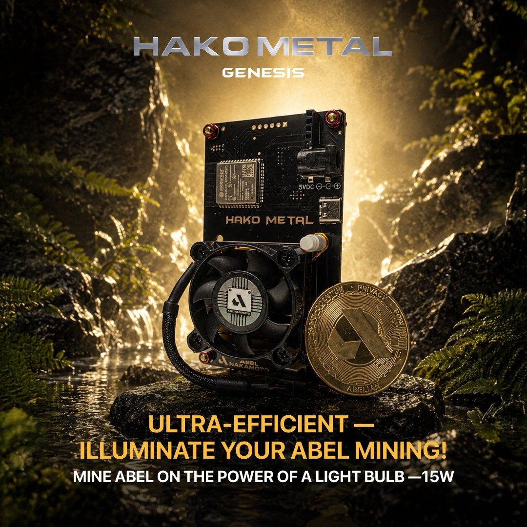 Hako Metal Genesis — ultra-efficient launch key visual