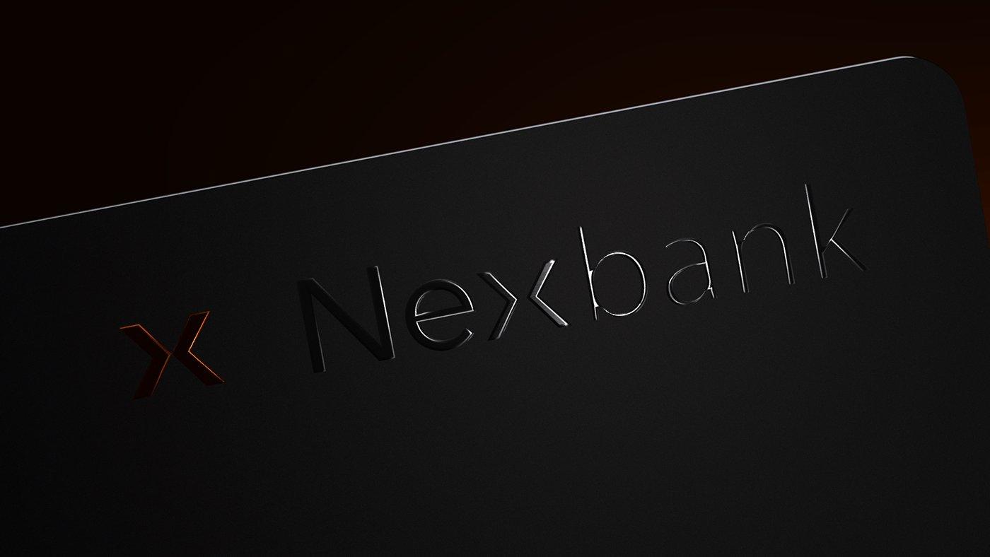 Nexbank — embossed black card